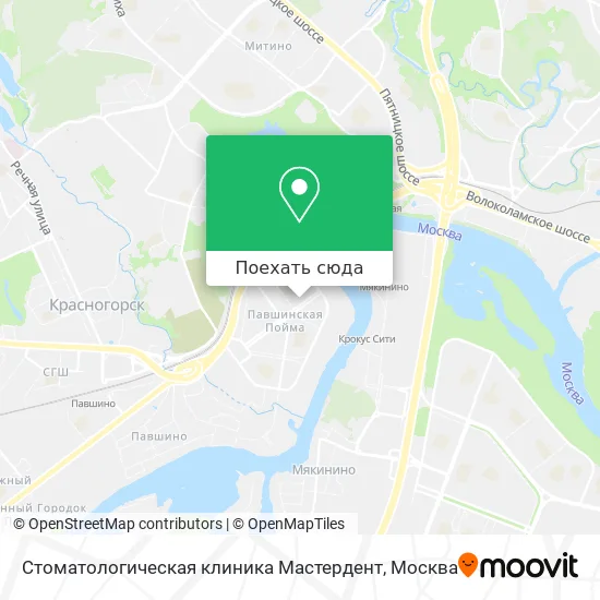 Карта Стоматологическая клиника Мастердент