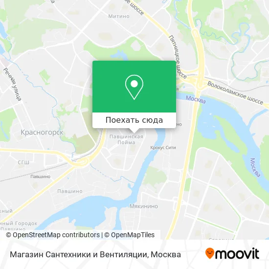 Карта Магазин Сантехники и Вентиляции