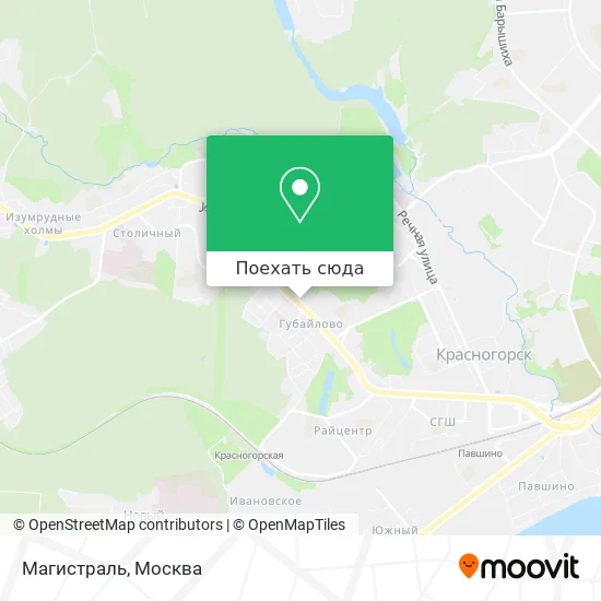 Карта Магистраль