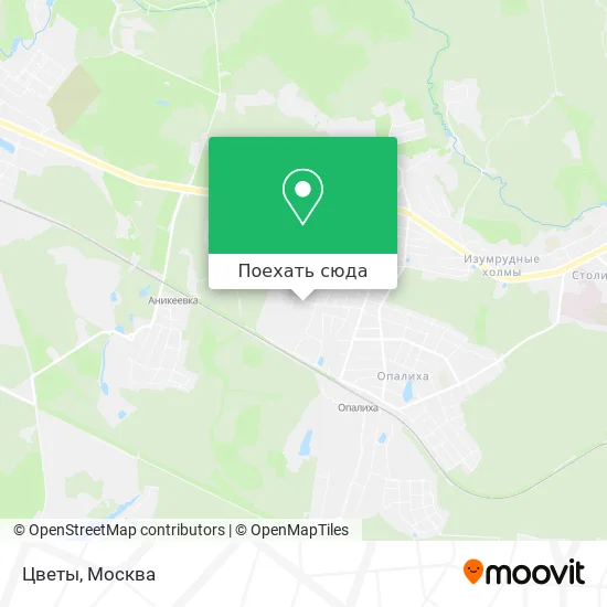 Карта Цветы