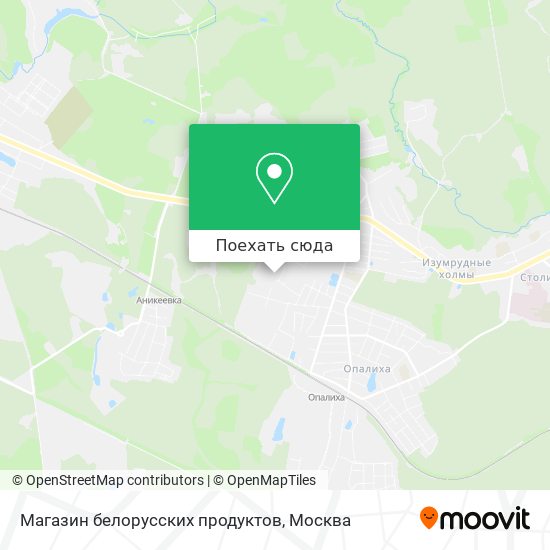 Карта Магазин белорусских продуктов