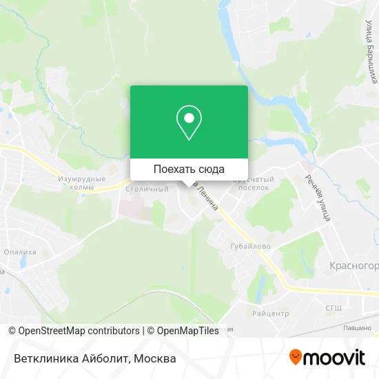 Карта Ветклиника Айболит