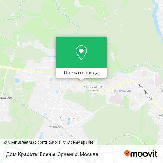Карта Дом Красоты Елены Юрченко