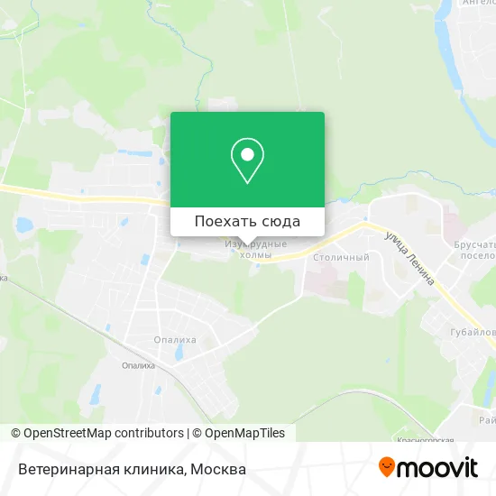 Карта Ветеринарная клиника