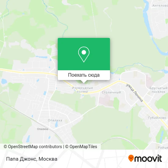 Карта Папа Джонс