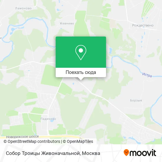 Карта Собор Троицы Живоначальной