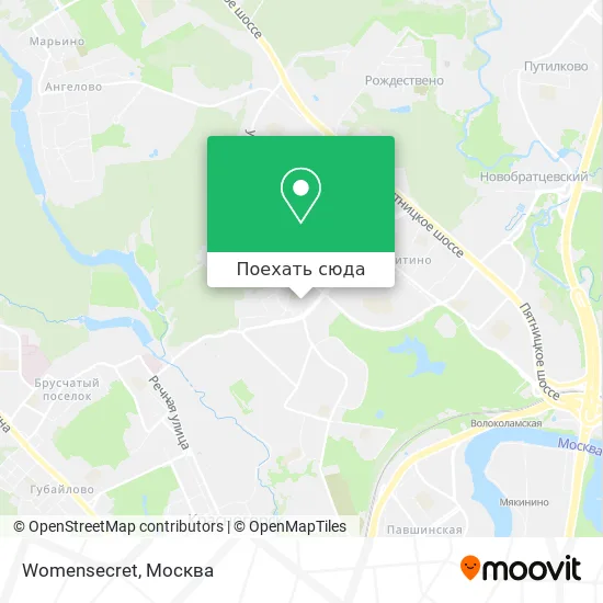 Карта Womensecret