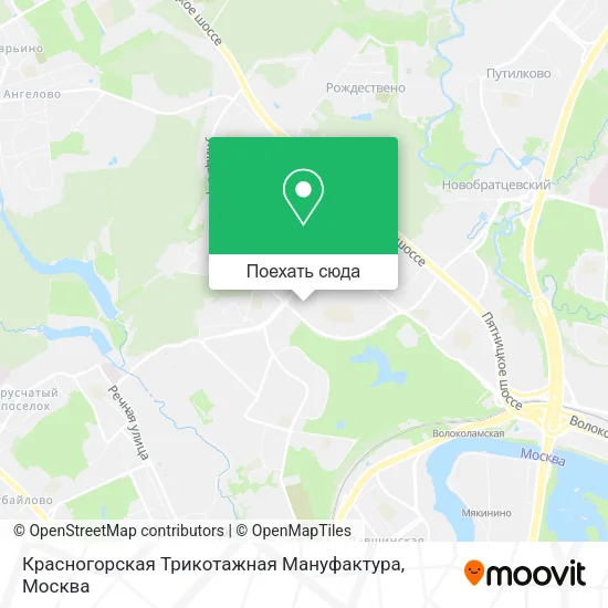 Карта Красногорская Трикотажная Мануфактура