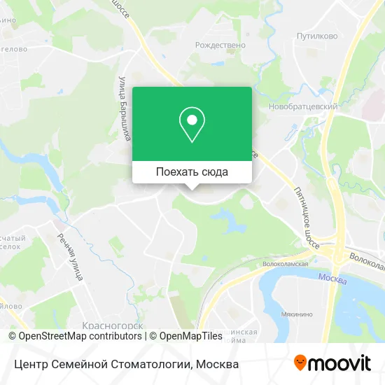 Карта Центр Семейной Стоматологии