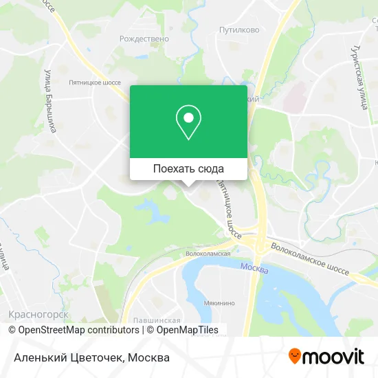 Карта Аленький Цветочек