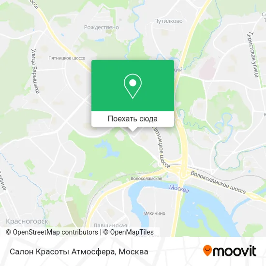 Карта Салон Красоты Атмосфера