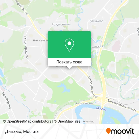 Карта Динамо