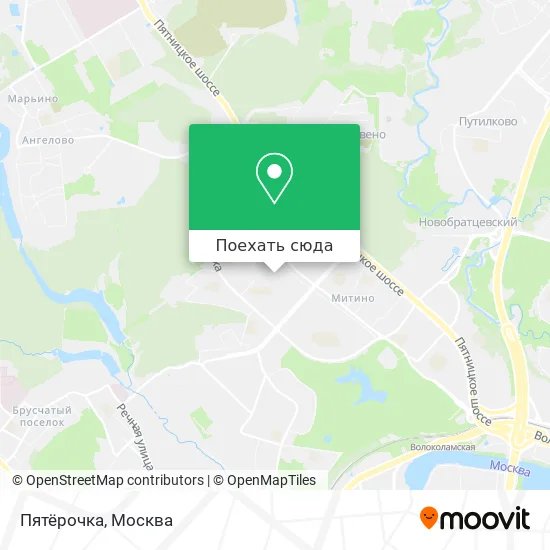 Карта Пятёрочка