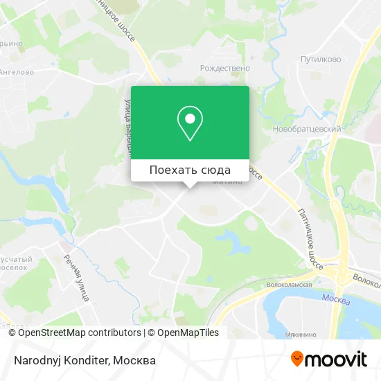 Карта Narodnyj Konditer