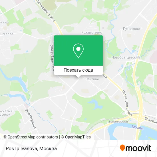 Карта Pos Ip Ivanova