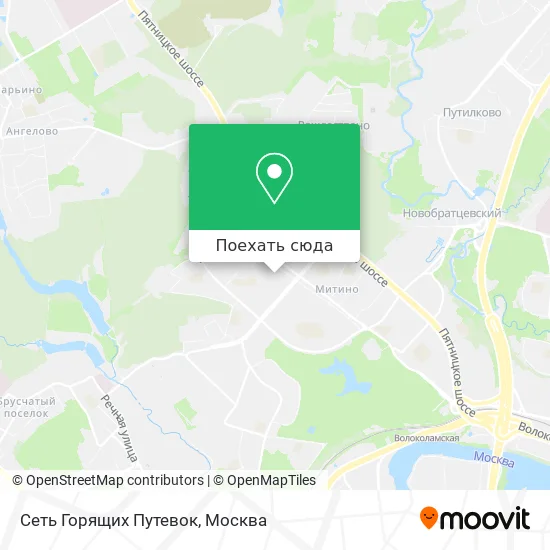 Карта Сеть Горящих Путевок