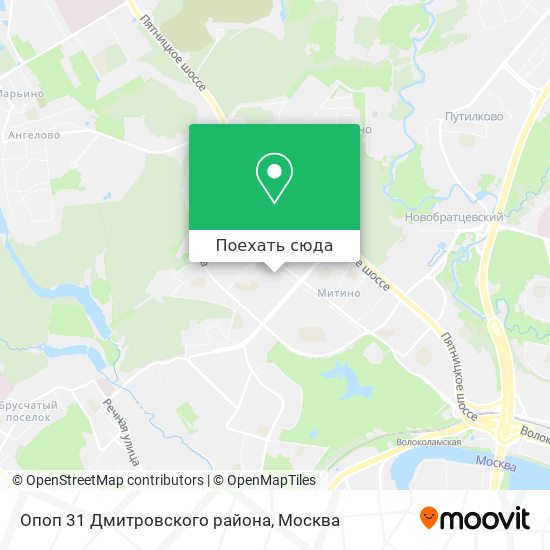 Карта Опоп 31 Дмитровского района
