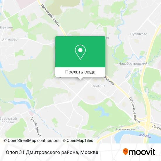 Карта Опоп 31 Дмитровского района