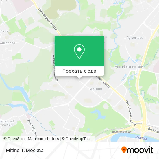Карта Mitino 1