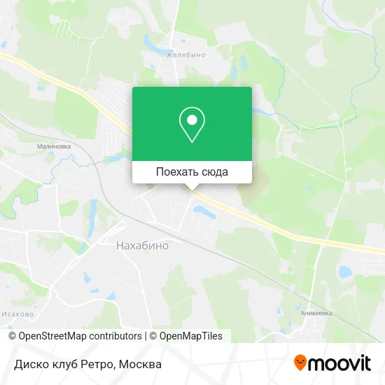 Карта Диско клуб Ретро