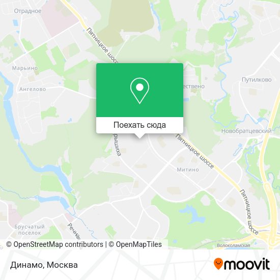 Карта Динамо