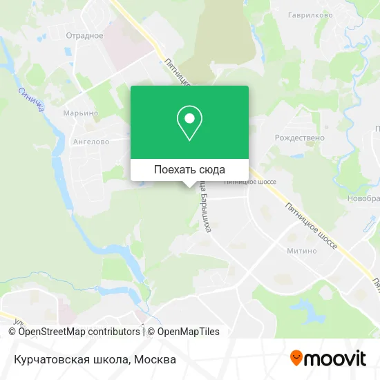 Карта Курчатовская школа