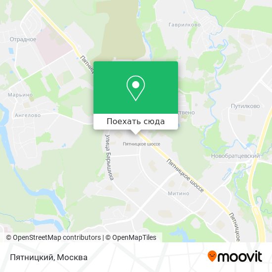 Карта Пятницкий