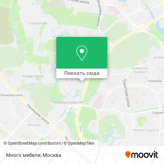 Карта Много мебели