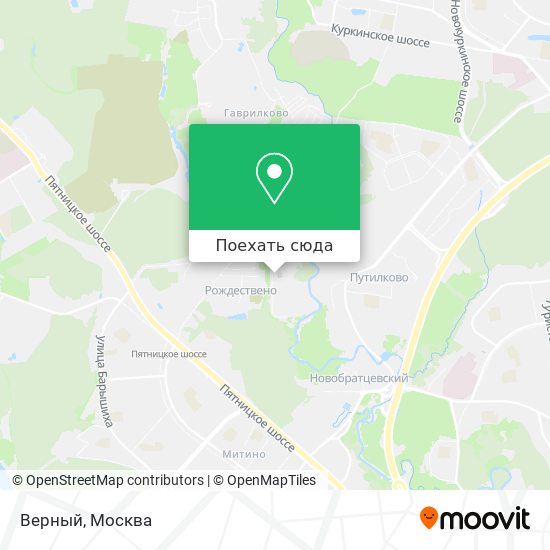 Карта Верный