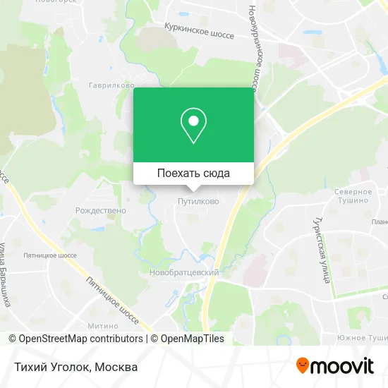Карта Тихий Уголок