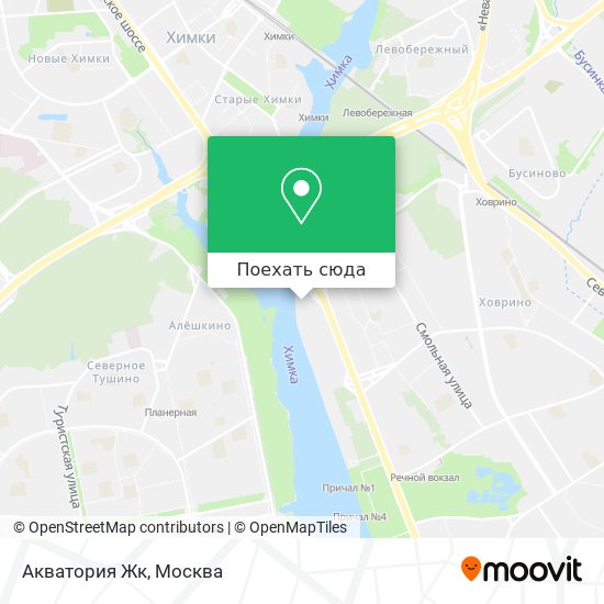 Карта Акватория Жк