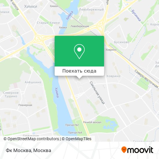 Карта Фк Москва