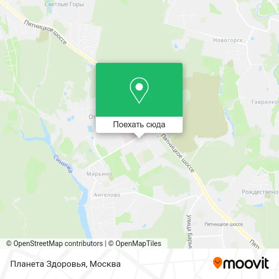 Карта Планета Здоровья
