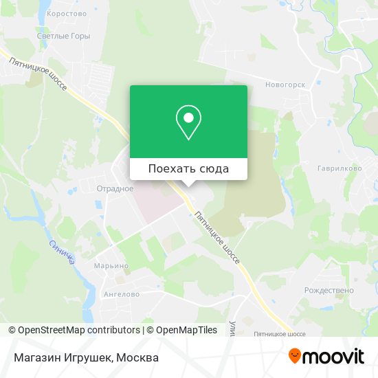 Карта Магазин Игрушек