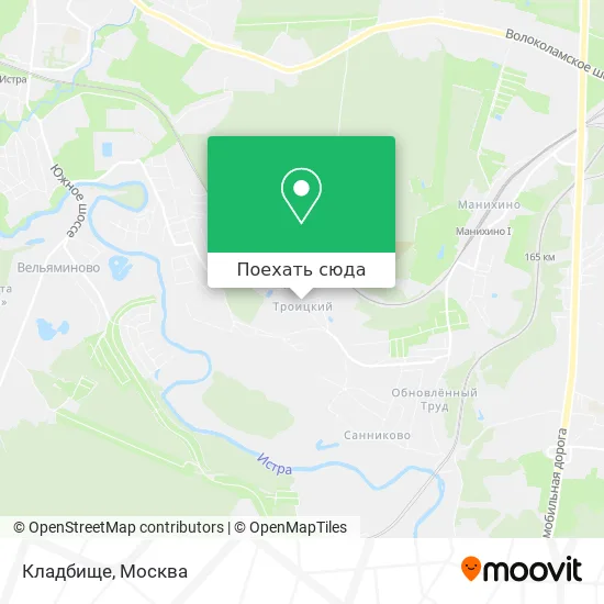 Карта Кладбище