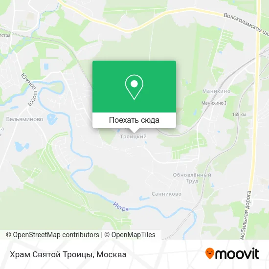 Карта Храм Святой Троицы
