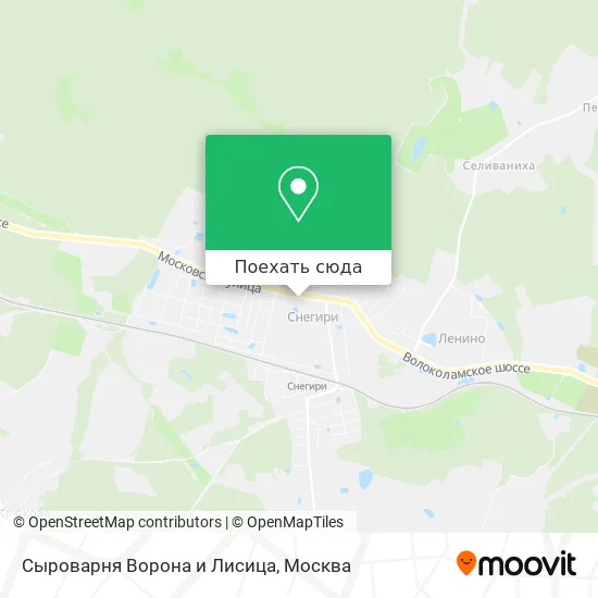 Карта Сыроварня Ворона и Лисица