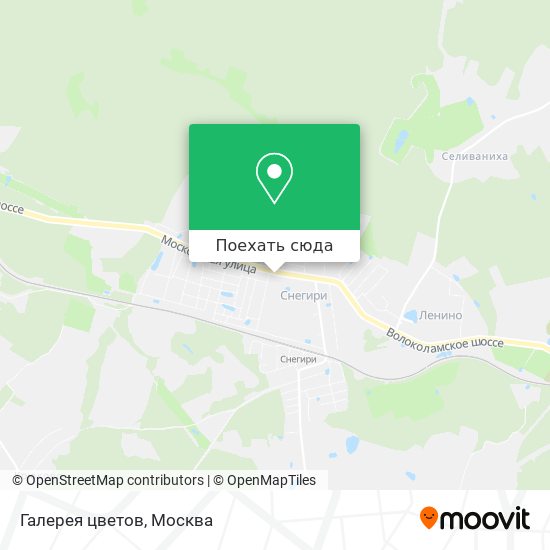 Карта Галерея цветов
