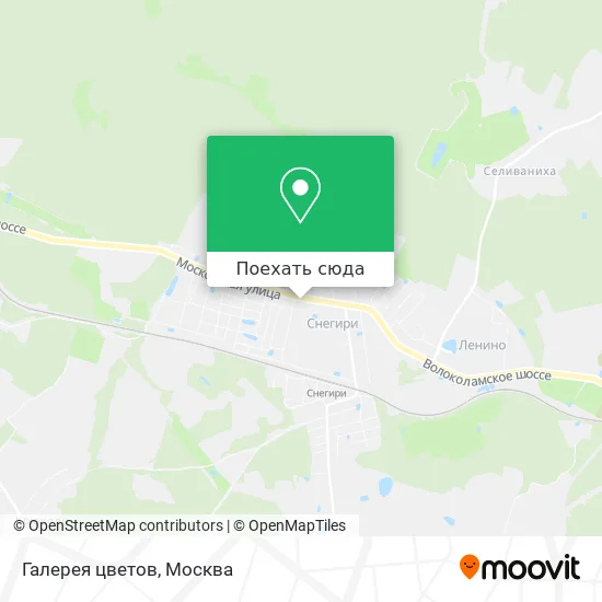 Карта Галерея цветов