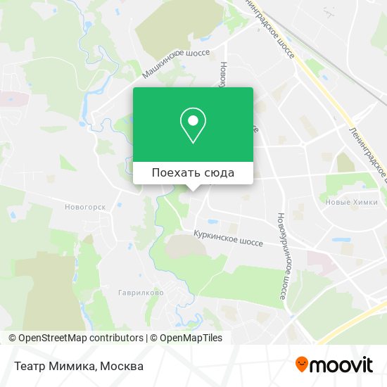 Карта Театр Мимика