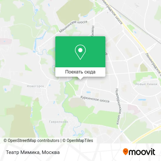 Карта Театр Мимика