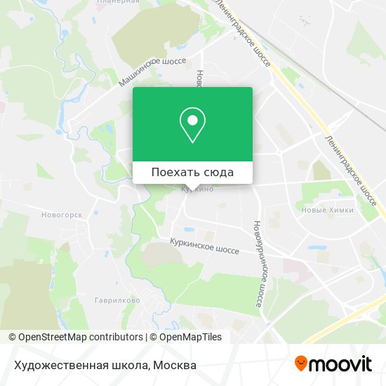 Карта Художественная школа