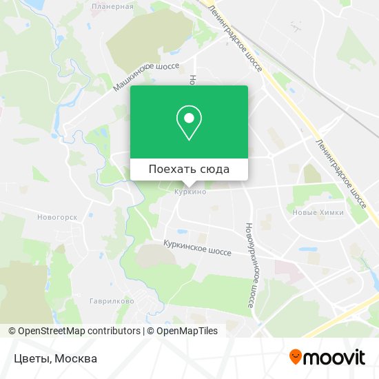 Карта Цветы