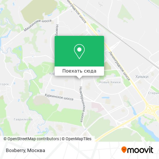 Карта Boxberry