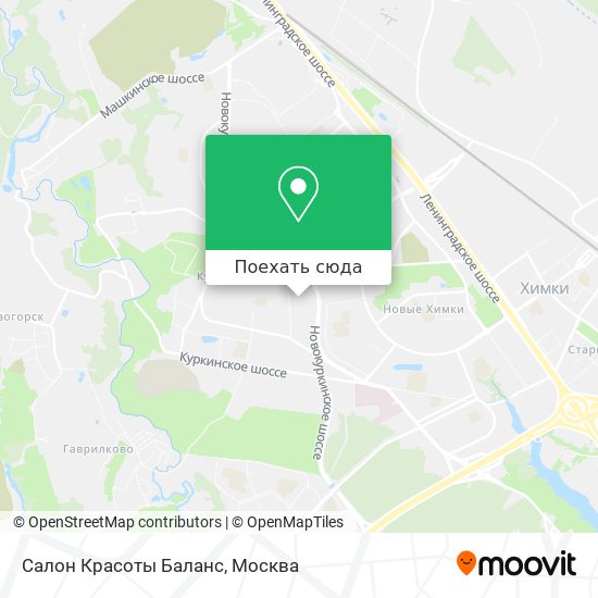 Карта Салон Красоты Баланс