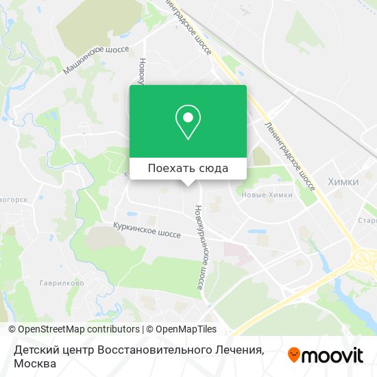 Карта Детский центр Восстановительного Лечения