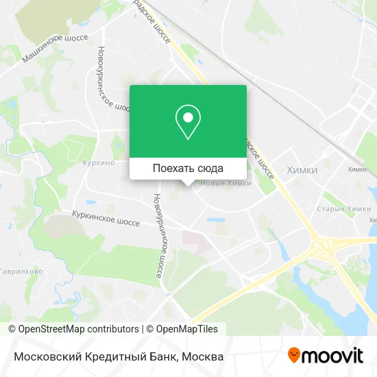 Карта Московский Кредитный Банк
