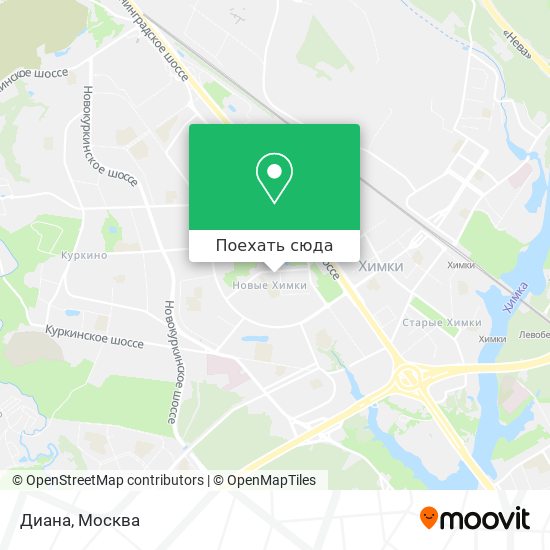 Карта Диана