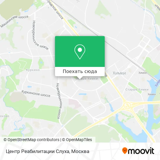 Карта Центр Реабилитации Слуха