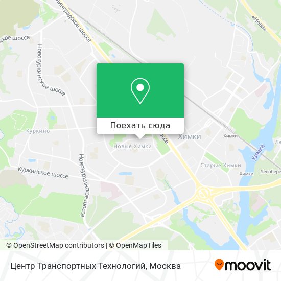 Карта Центр Транспортных Технологий